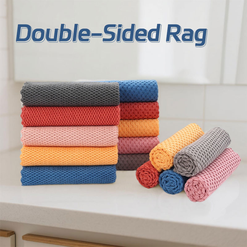 Microfiber Towel Detailing - 5Pcs Kitchen Cleaning Cloths Soft Absorbent