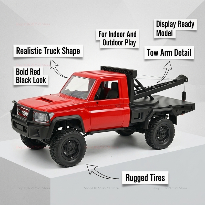 RC Rock Crawler 4x4 MN82T RC O - Dirt Brush Interior review and price
