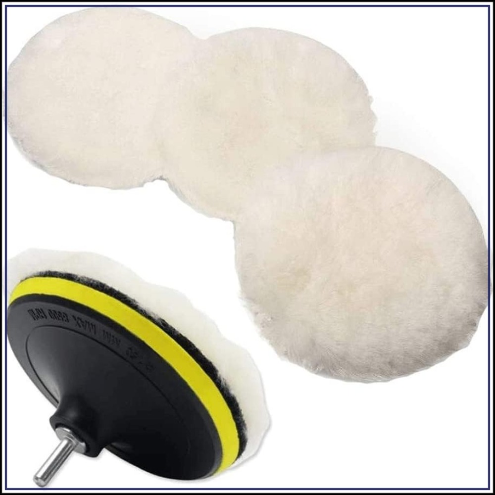 6 Pcs 5 Inch Wool Polishing Bu - Polish Pad Set Buffer review and price