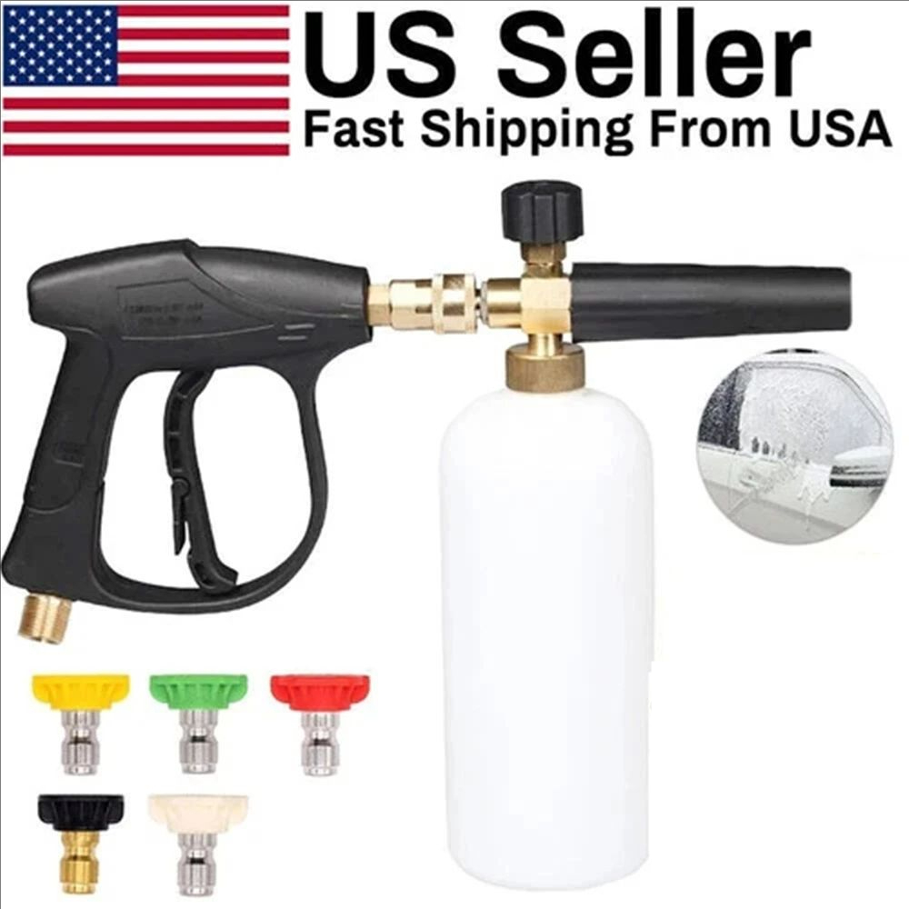 High Pressure Washer Gun+Snow  - Pressure Washer Foam Gun review and price