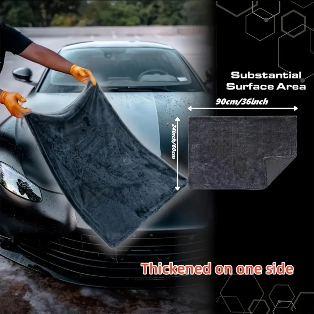 Oversized Dark Gray Car Microf - Microfiber Towel Detailing review and price