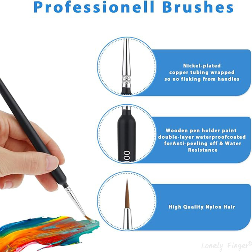5/11Pcs Paint Brushes Set, Art - Detailing Brush Set review and price